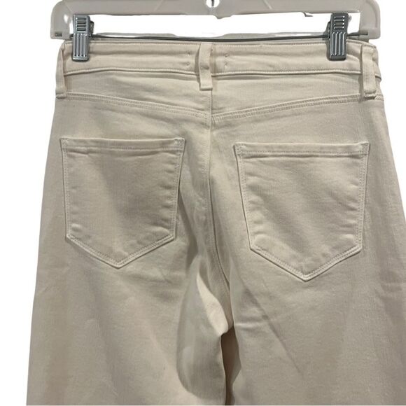 Lagence Cream High rise Lorde Flare Size 25 NWT - Picture 9 of 16